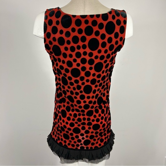 Veeko Polka Dot Velour Sexy Dress S - Picture 4 of 13